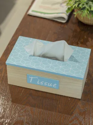 Exquisite Blue Tissue Holder Box