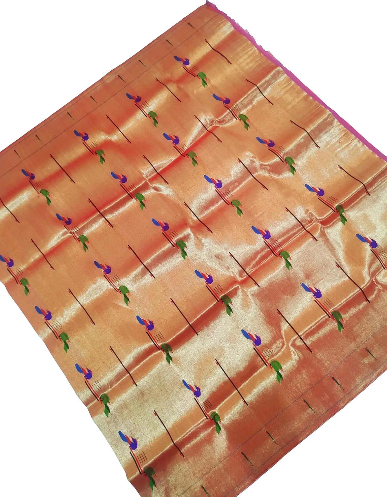 Exquisite Golden Paithani Handloom Brocade Blouse