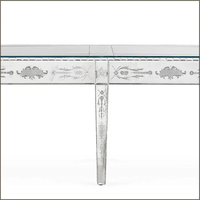 Exquisite Three-Metre-Long Venetian Mirror Dining Table