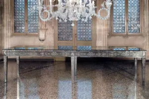 Exquisite Three-Metre-Long Venetian Mirror Dining Table
