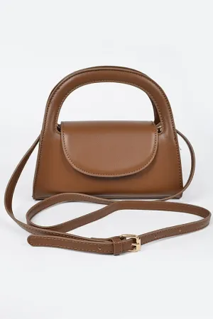 Faux Leather Handle Bag