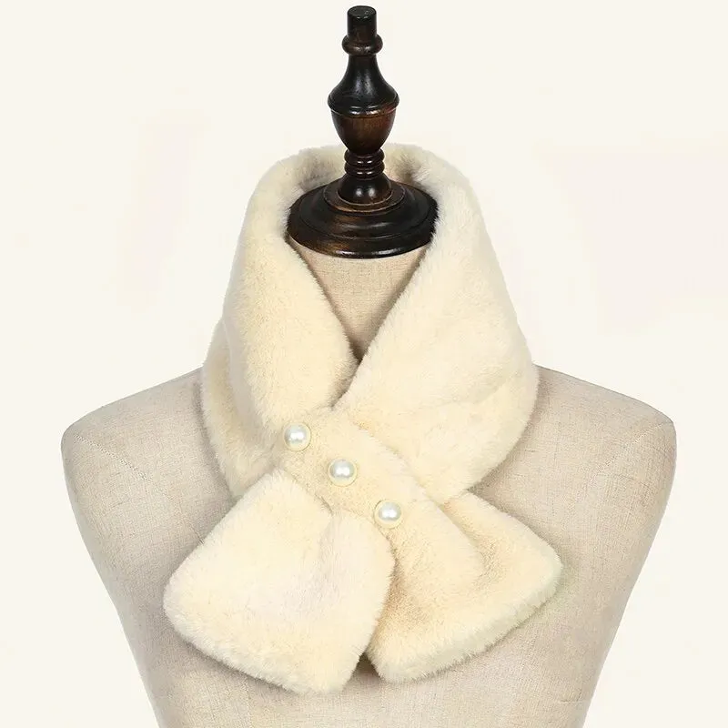 Faux Rabbit Fur Winter Warm Neckerchief