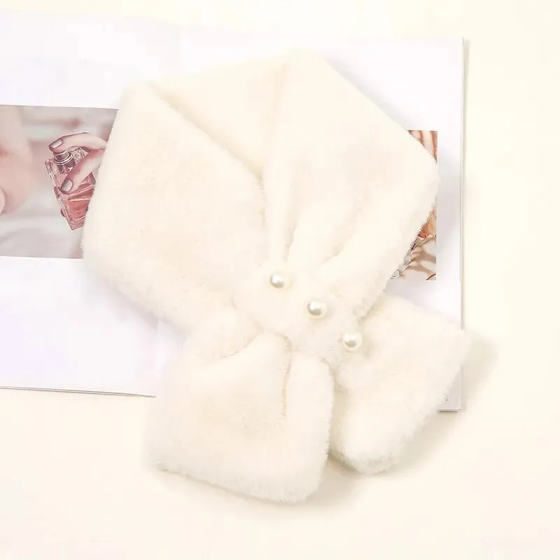 Faux Rabbit Fur Winter Warm Neckerchief