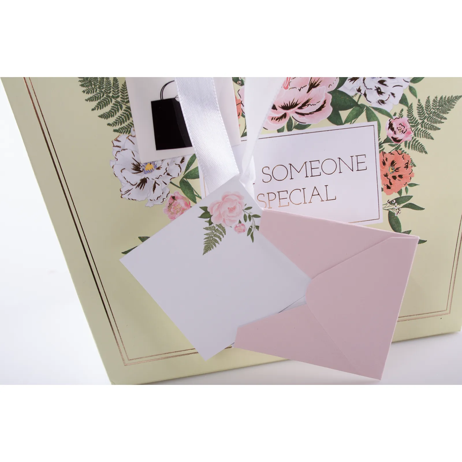 Floral Gift Bag - Medium