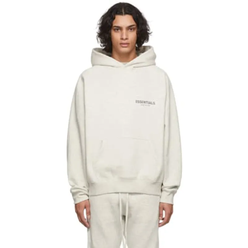 Fog Essentials Hoodie Reflective Logo Loose Fleece Sweater