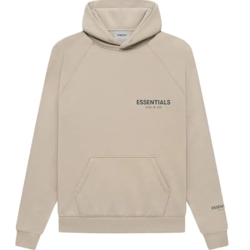 Fog Essentials Hoodie Reflective Logo Loose Fleece Sweater