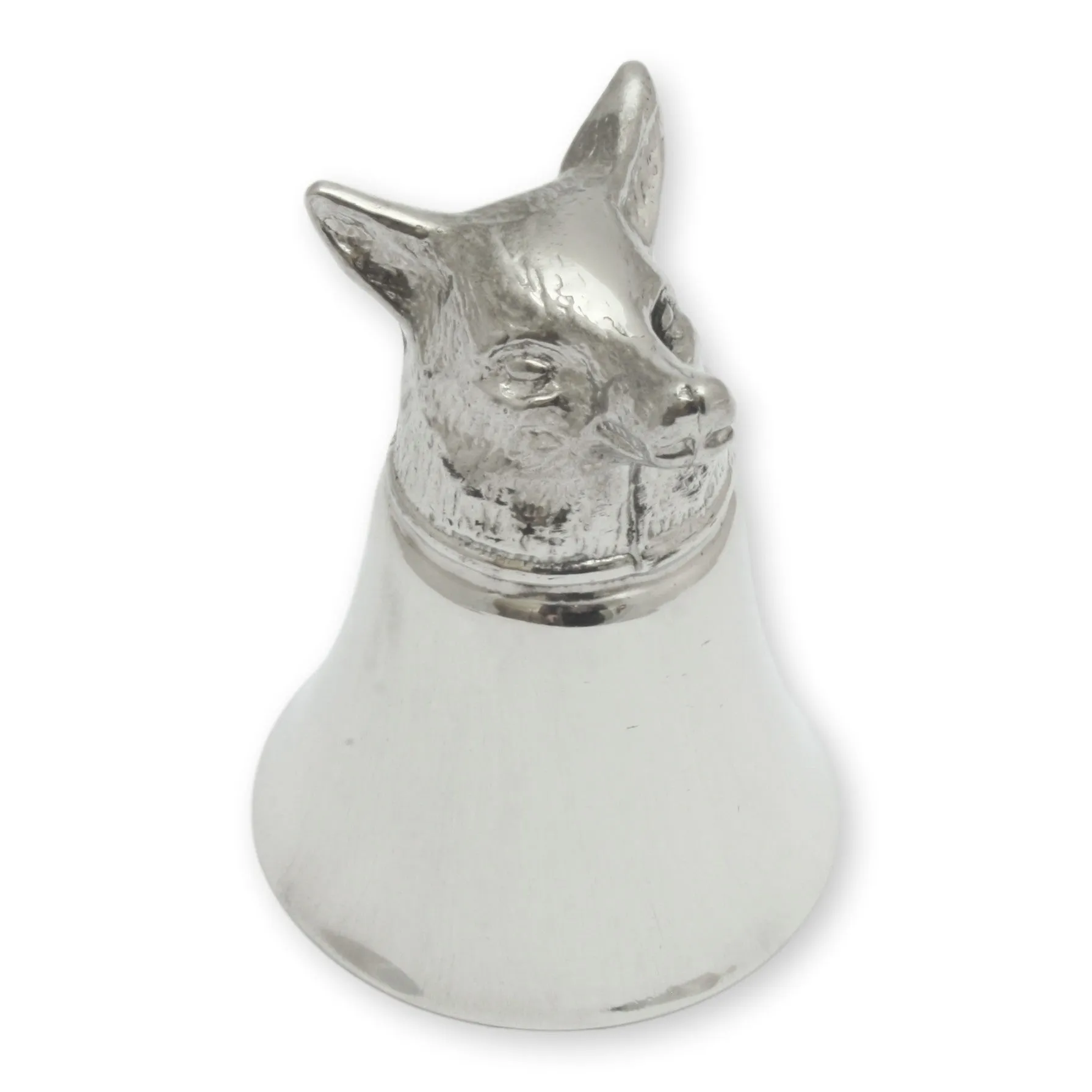 Fox Head English Pewter Julep Stirrup Cup