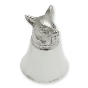 Fox Head English Pewter Julep Stirrup Cup