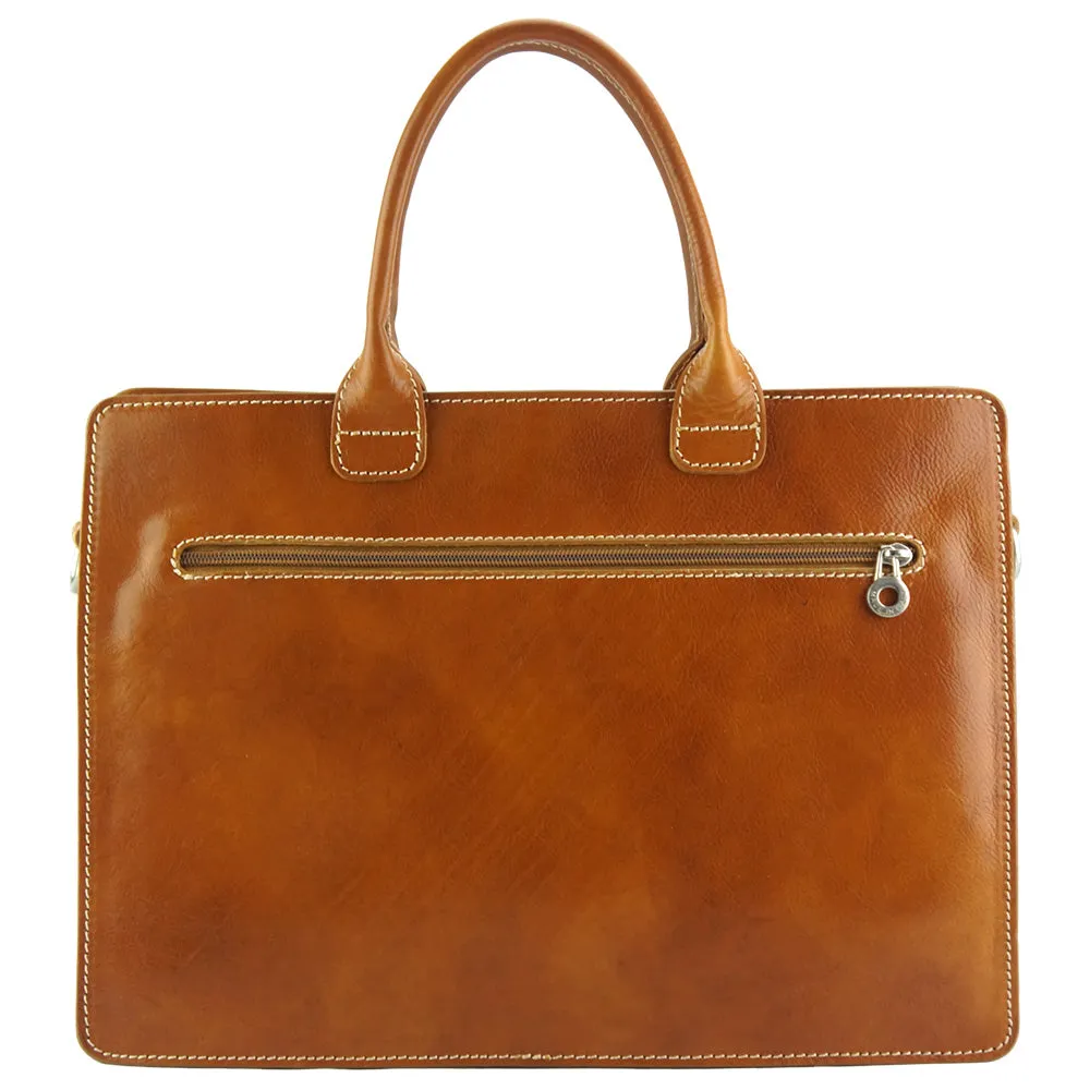 Giacinto leather business bag