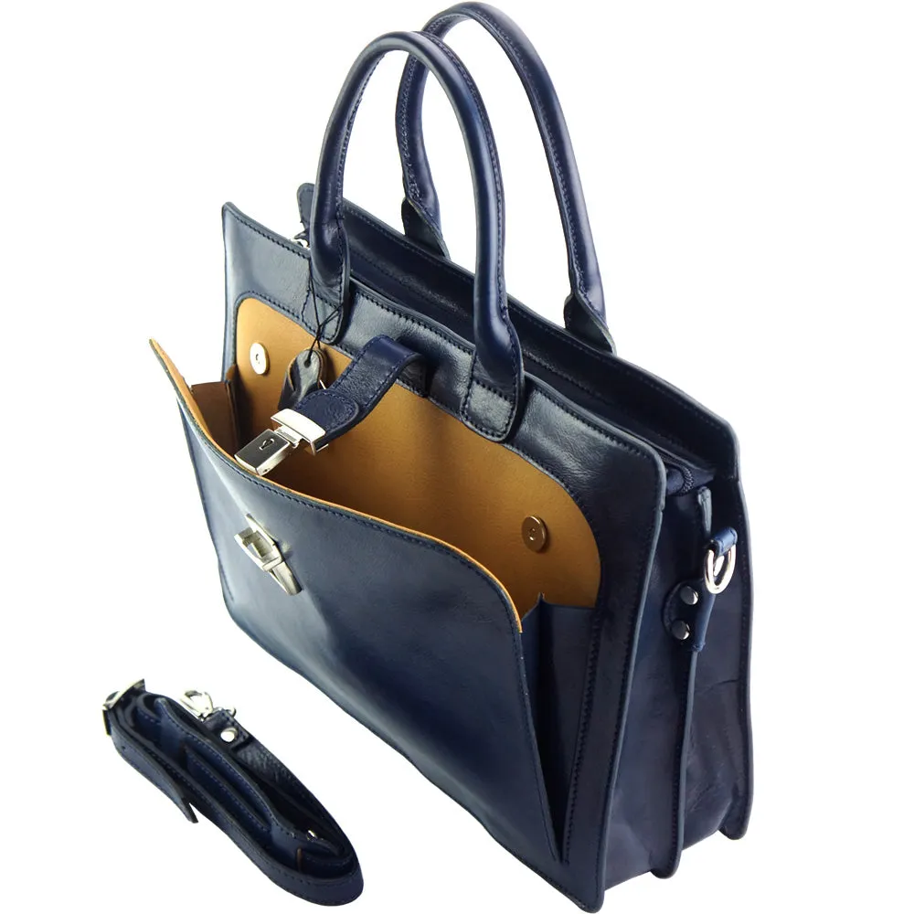 Giacinto leather business bag