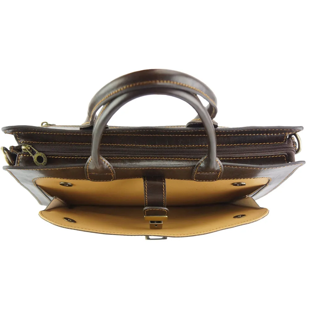 Giacinto leather business bag