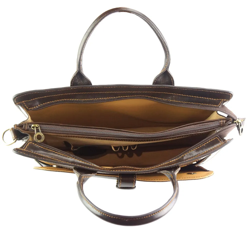 Giacinto leather business bag