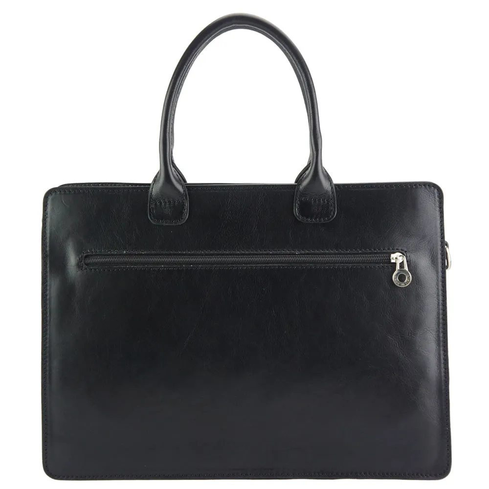 Giacinto leather business bag