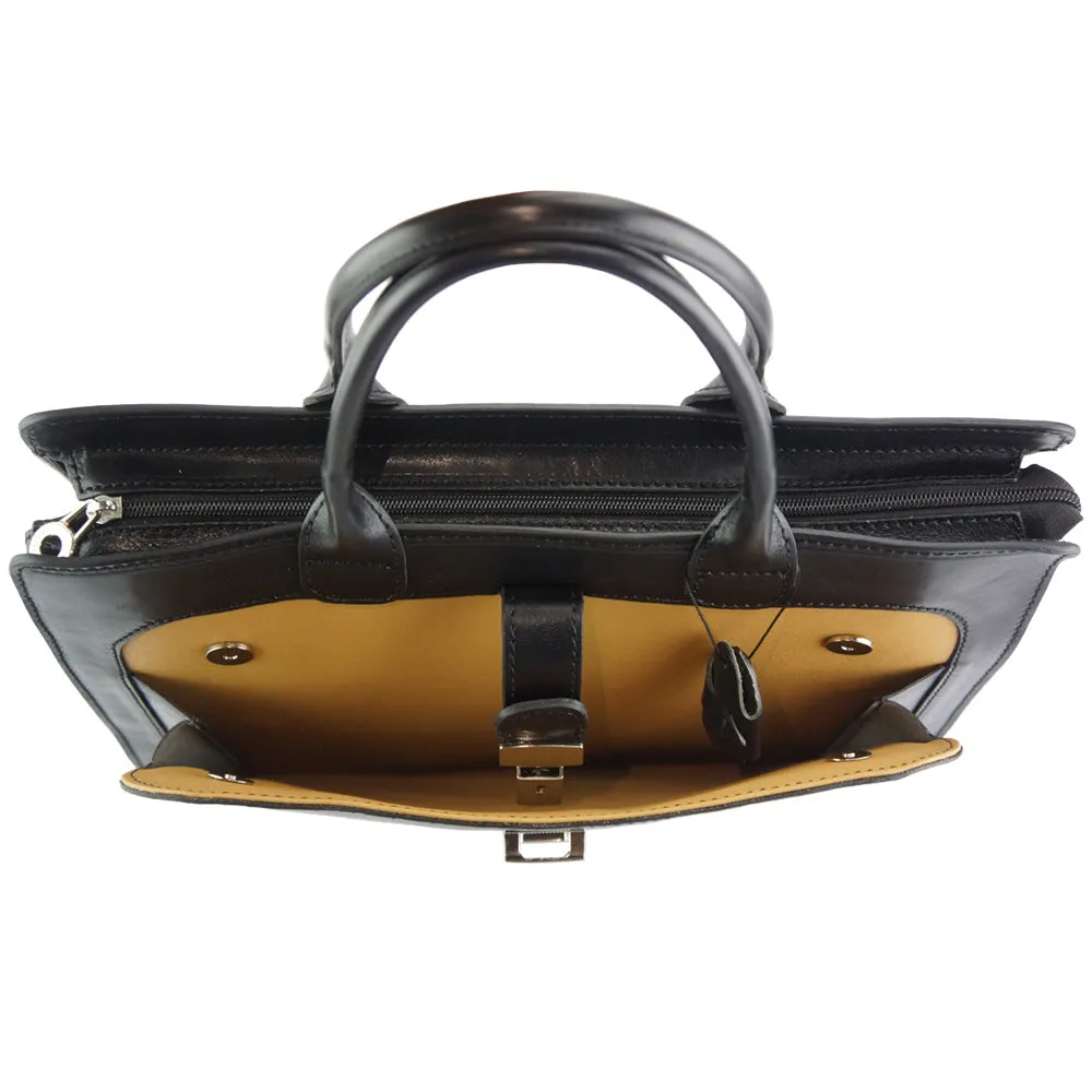 Giacinto leather business bag