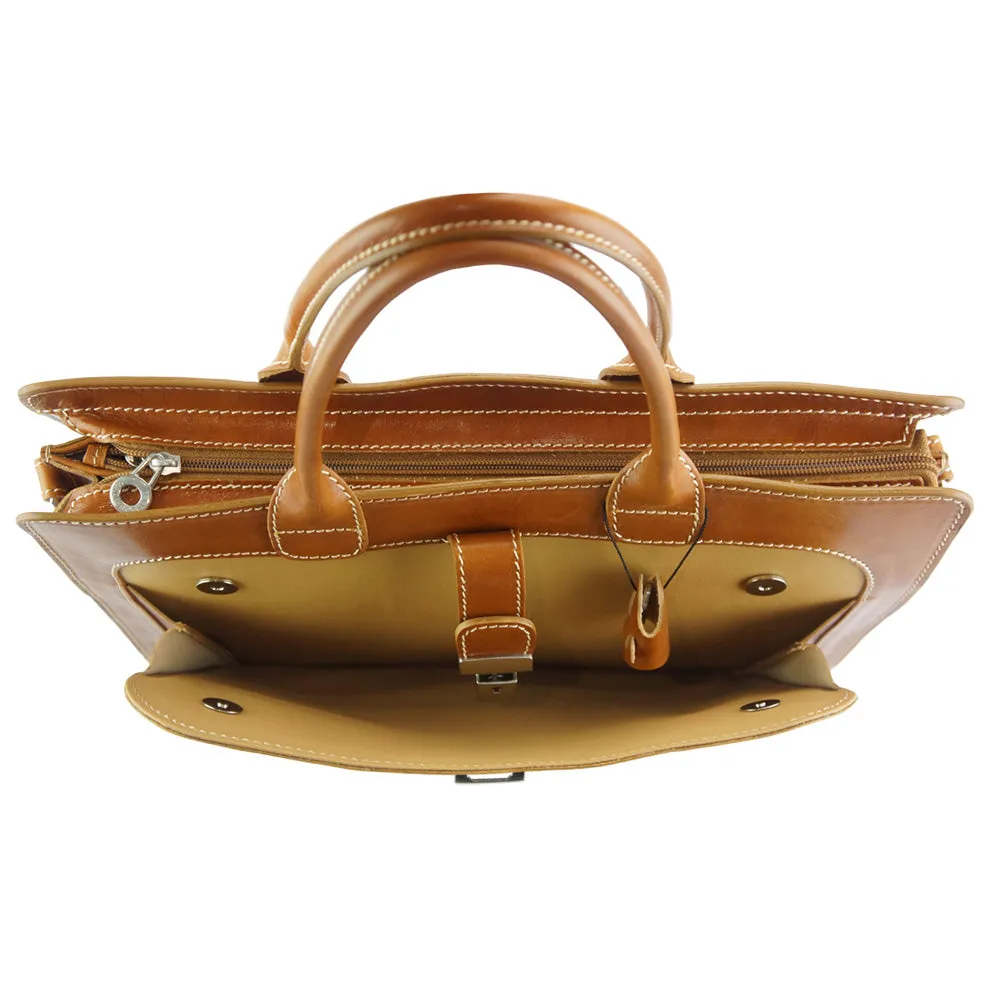 Giacinto leather business bag