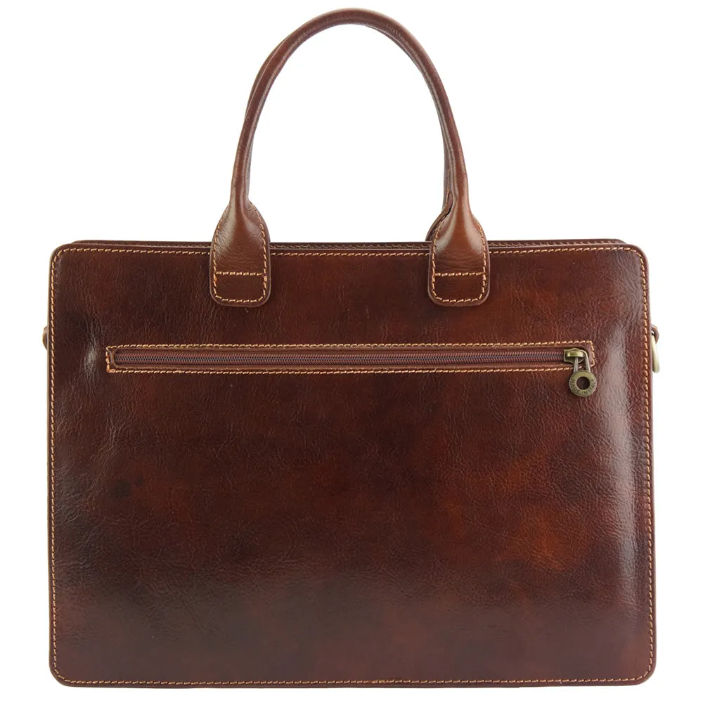 Giacinto leather business bag