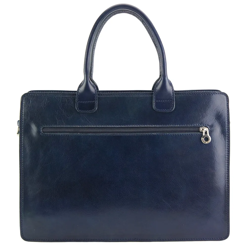Giacinto leather business bag