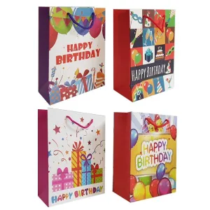 GIFT BAG BIRTHDAY 31X40X12CM 4A