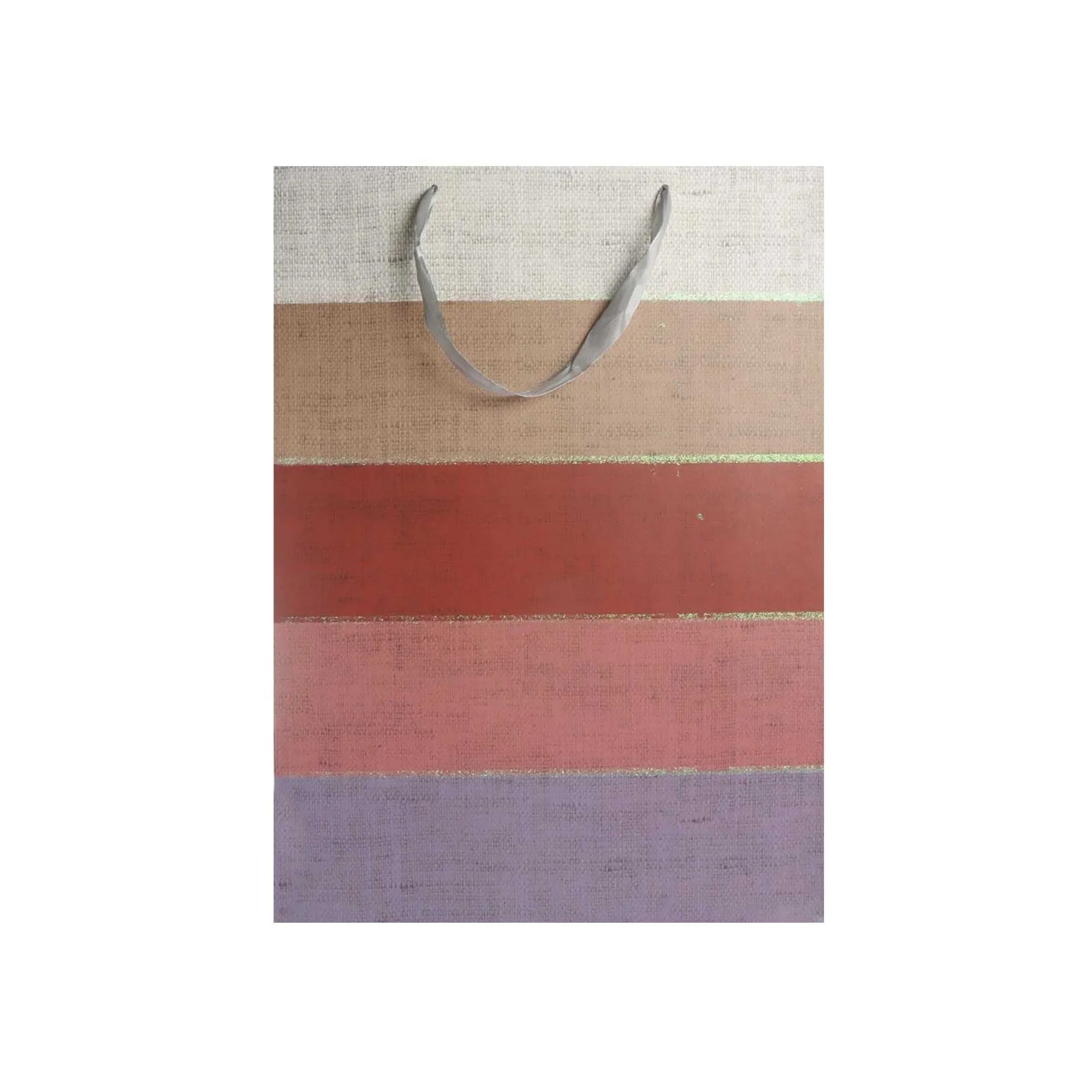 Gift Paper Bag  Colour Stripes 18x23cm Small
