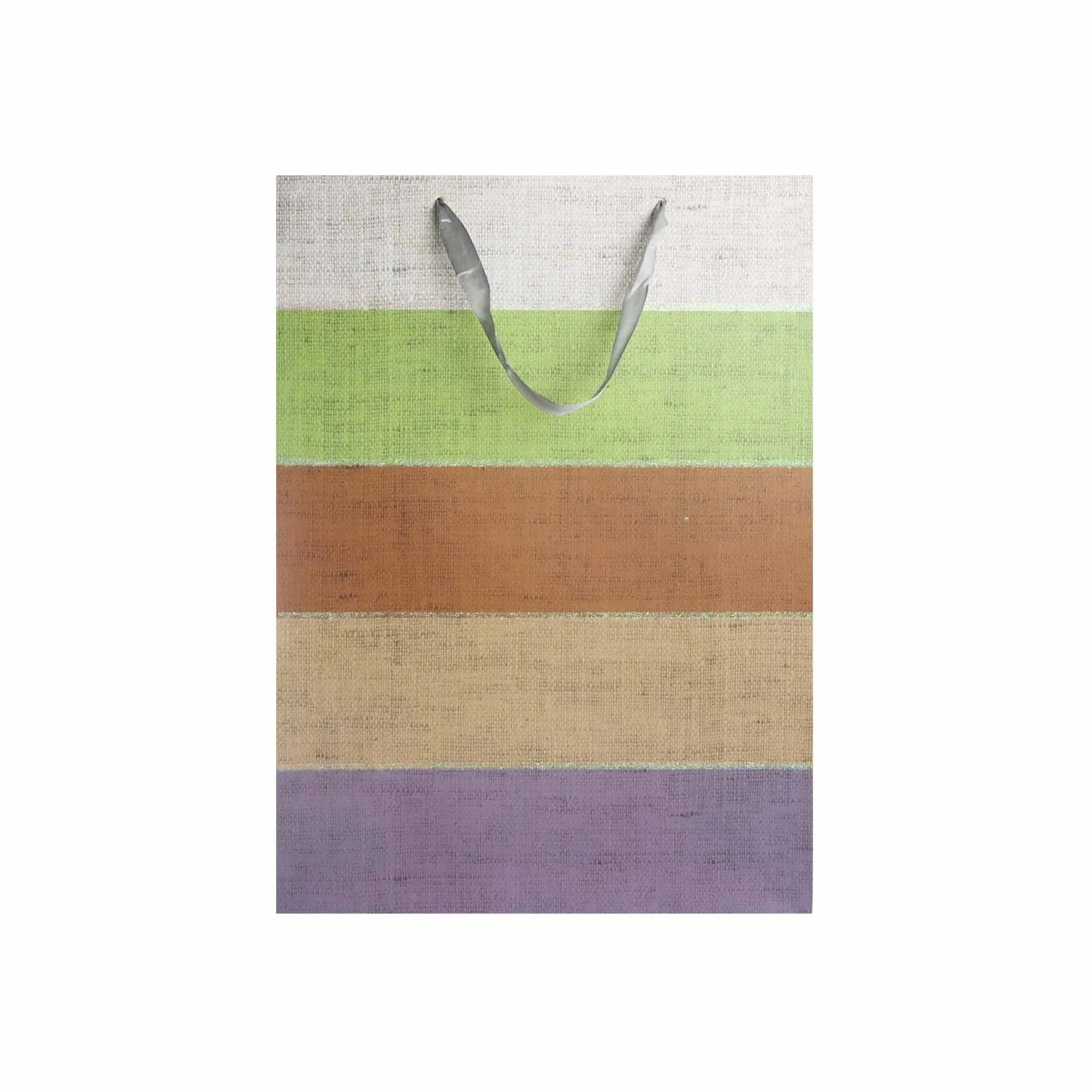 Gift Paper Bag  Colour Stripes 18x23cm Small