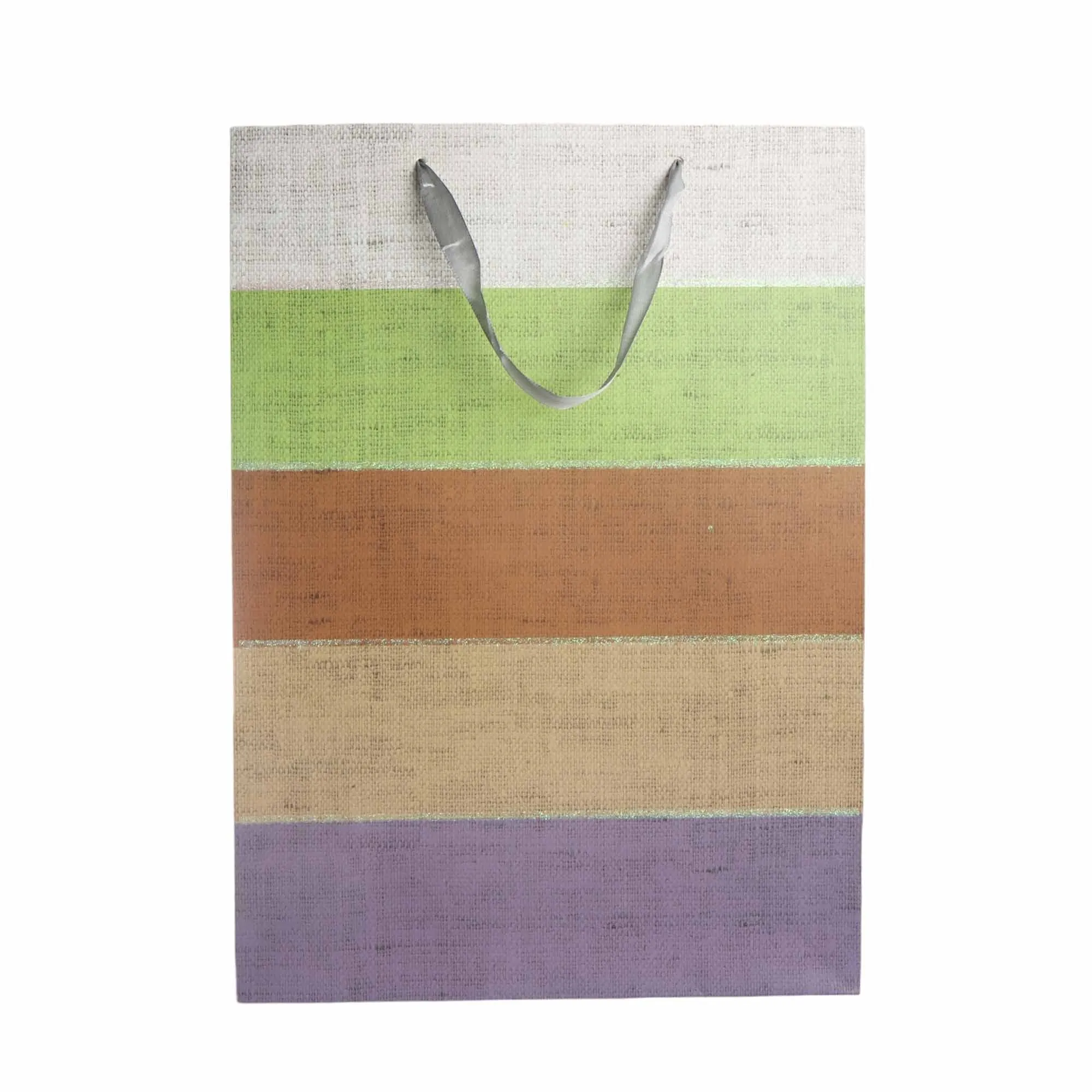 Gift Paper Bag  Colour Stripes 18x23cm Small