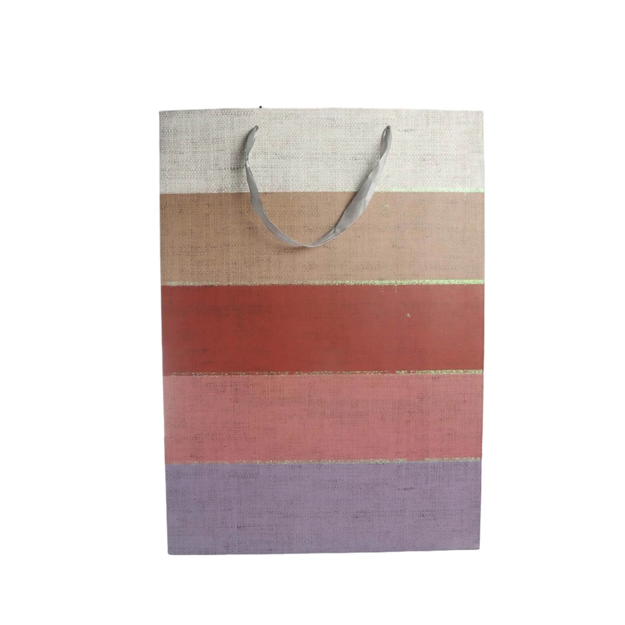 Gift Paper Bag  Colour Stripes 18x23cm Small