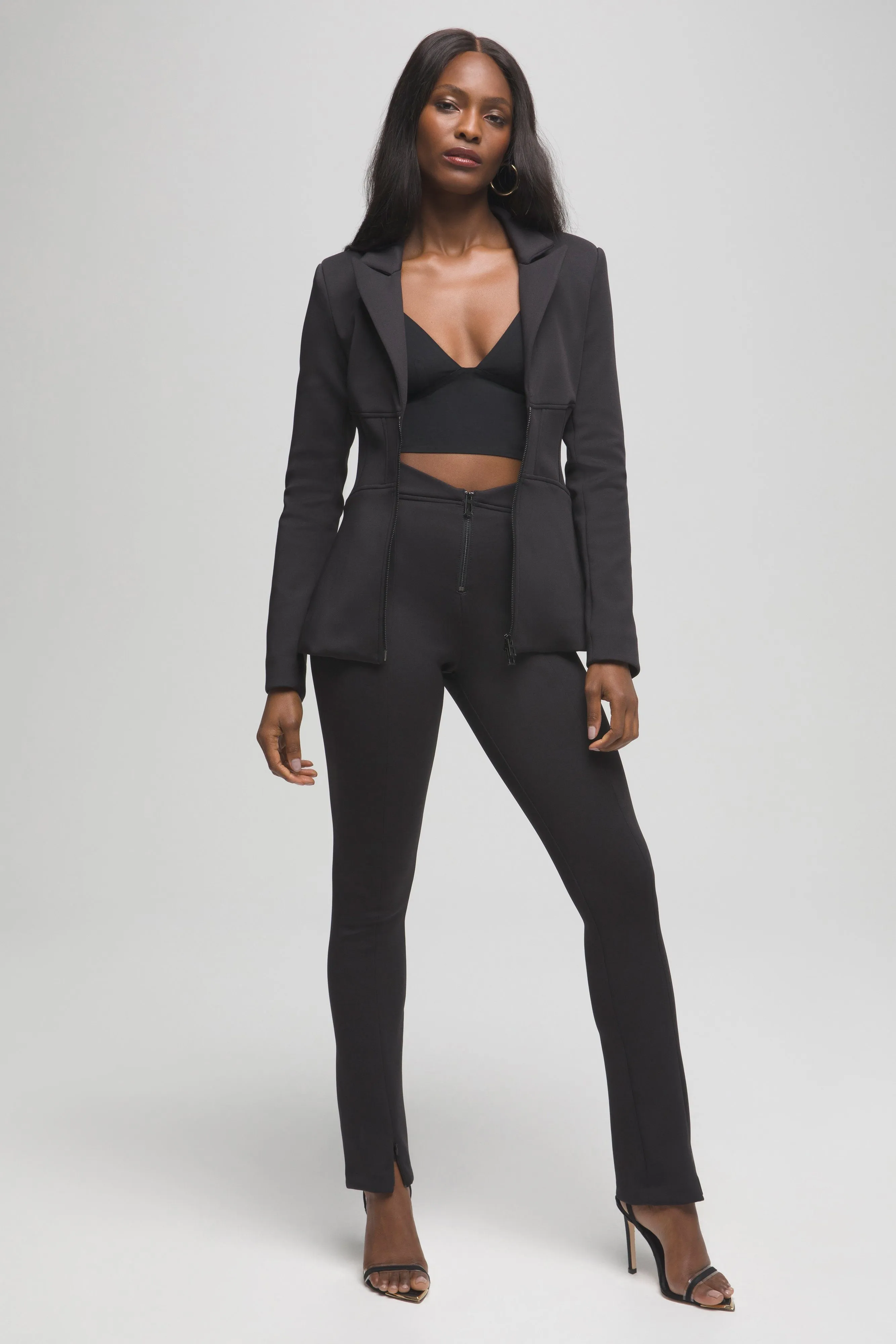 GLAM EXEC PANT | BLACK001