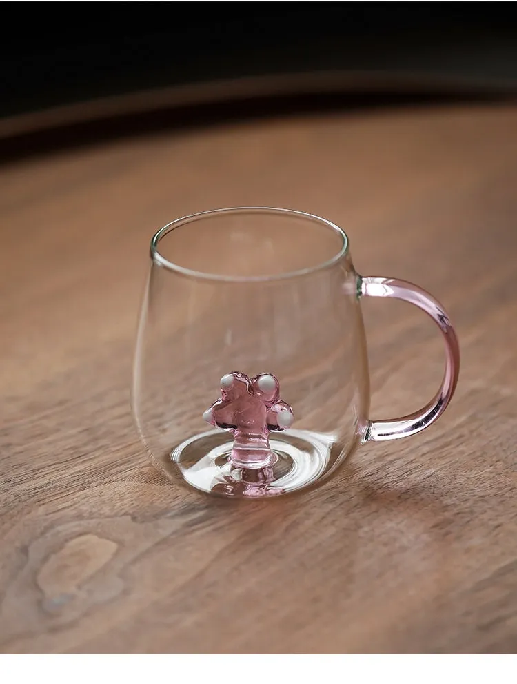Gohobi Animal & Plant Colourful Glass Tea Mug