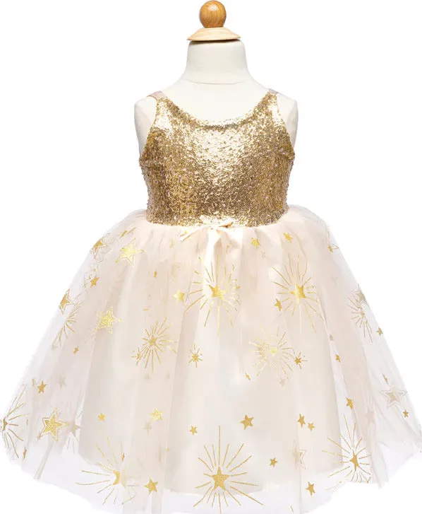Gold Glam Party Dress Size 5-6