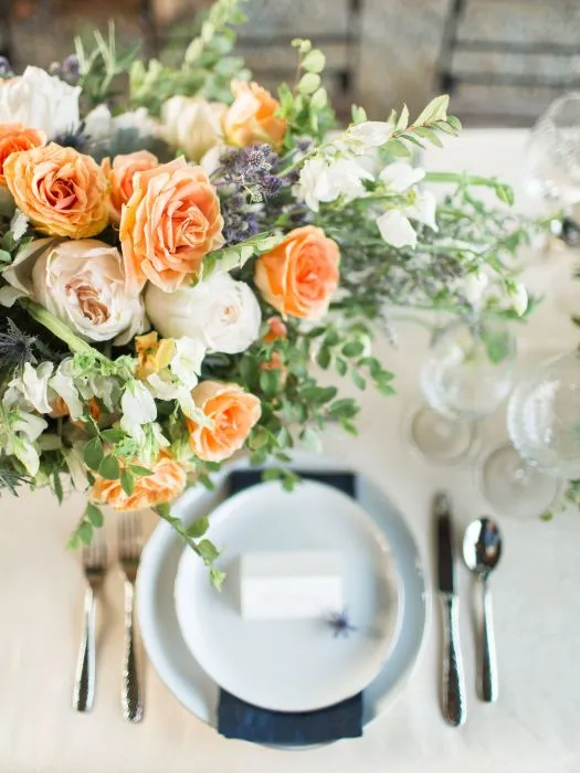 Graceful Coral Garden Wedding