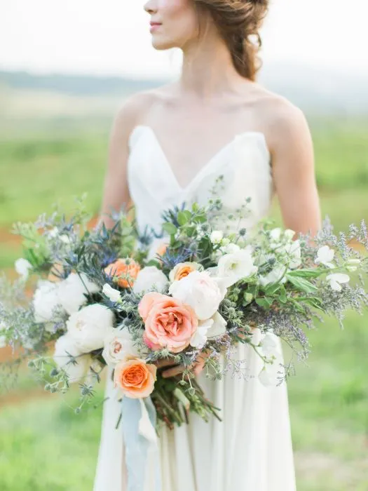 Graceful Coral Garden Wedding