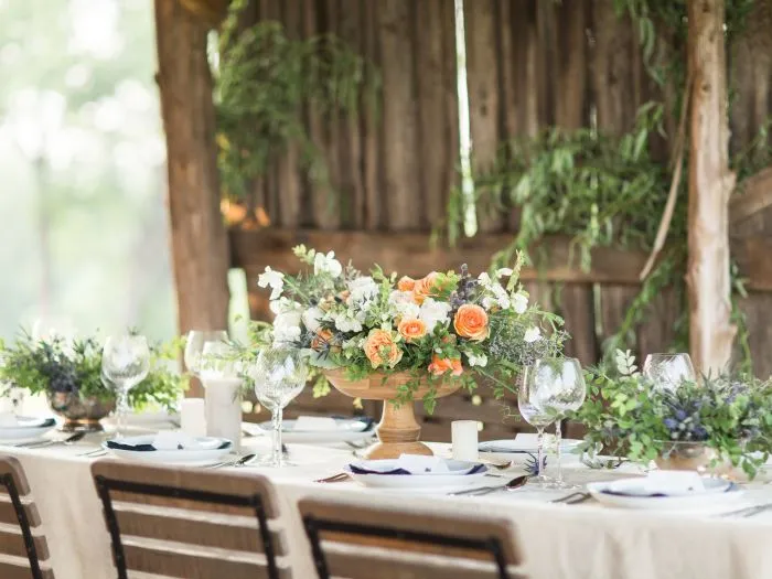 Graceful Coral Garden Wedding
