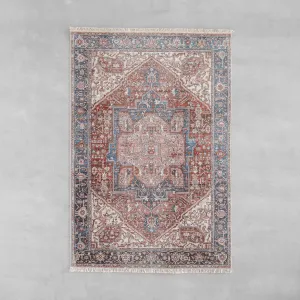 Graceful Persian Border Rug - Wine　120×180