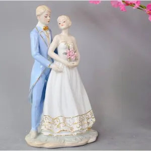 Graceful Porcelain Couple Art