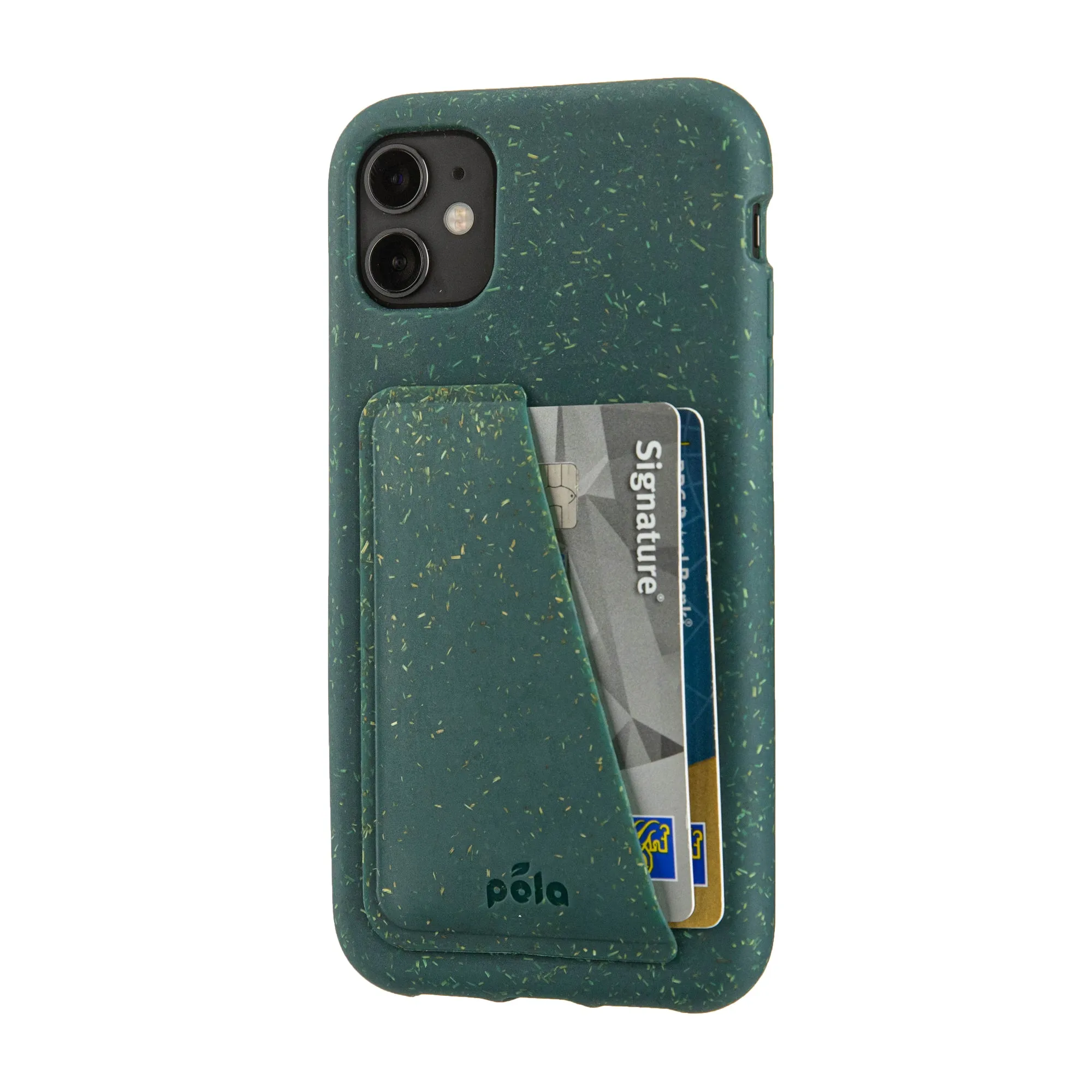 Green iPhone 11 Wallet Case