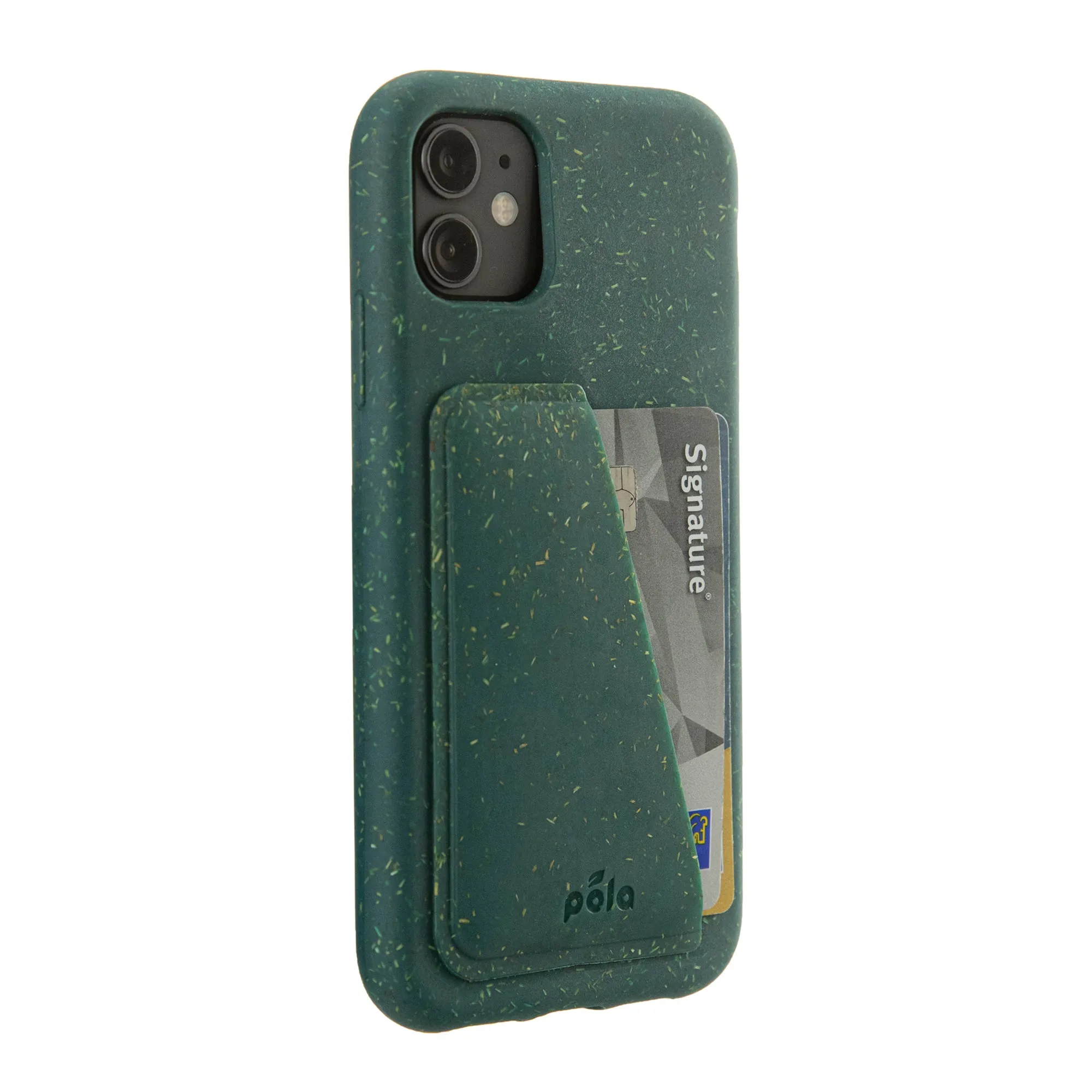 Green iPhone 11 Wallet Case