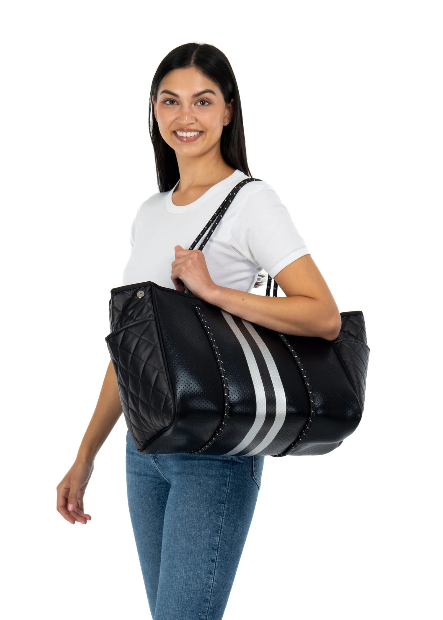 Greyson Carbon Neoprene Tote - FINAL SALE