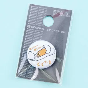 Gudetama Cracked Egg Mini Badge