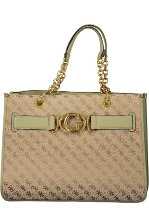 Guess Jeans Green Woman Bag