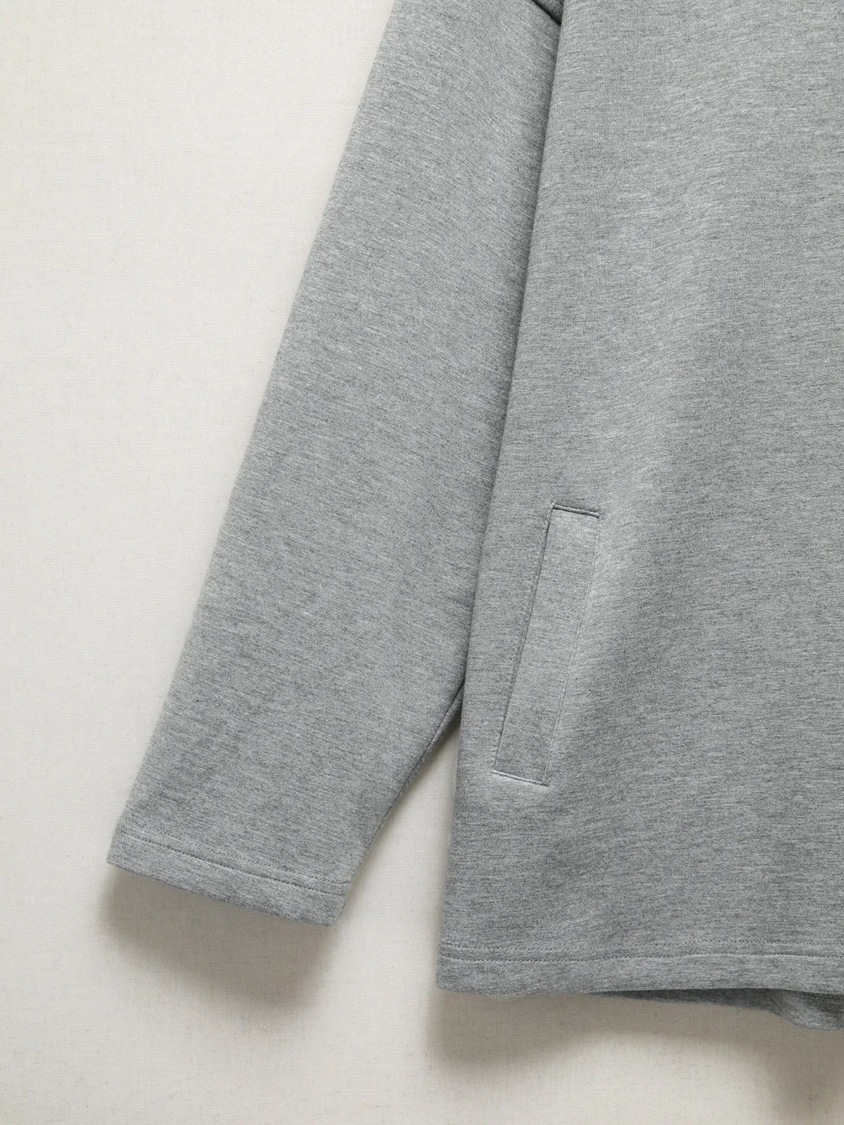 Half Zip Graceful Double Pockets Hoodie