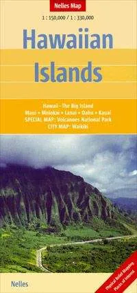 Hawaiian Islands Road Map by Nelles Verlag (2014)