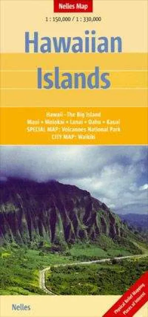 Hawaiian Islands Road Map by Nelles Verlag (2014)