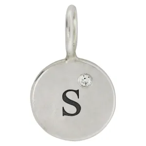 Heather B. Moore "S" Round Charm