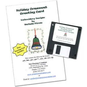 Holiday Ornament Greeting Card Design CD