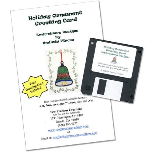 Holiday Ornament Greeting Card Design CD