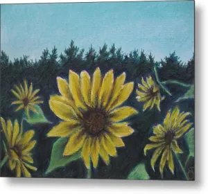 Hours of Flowers - Metal Print