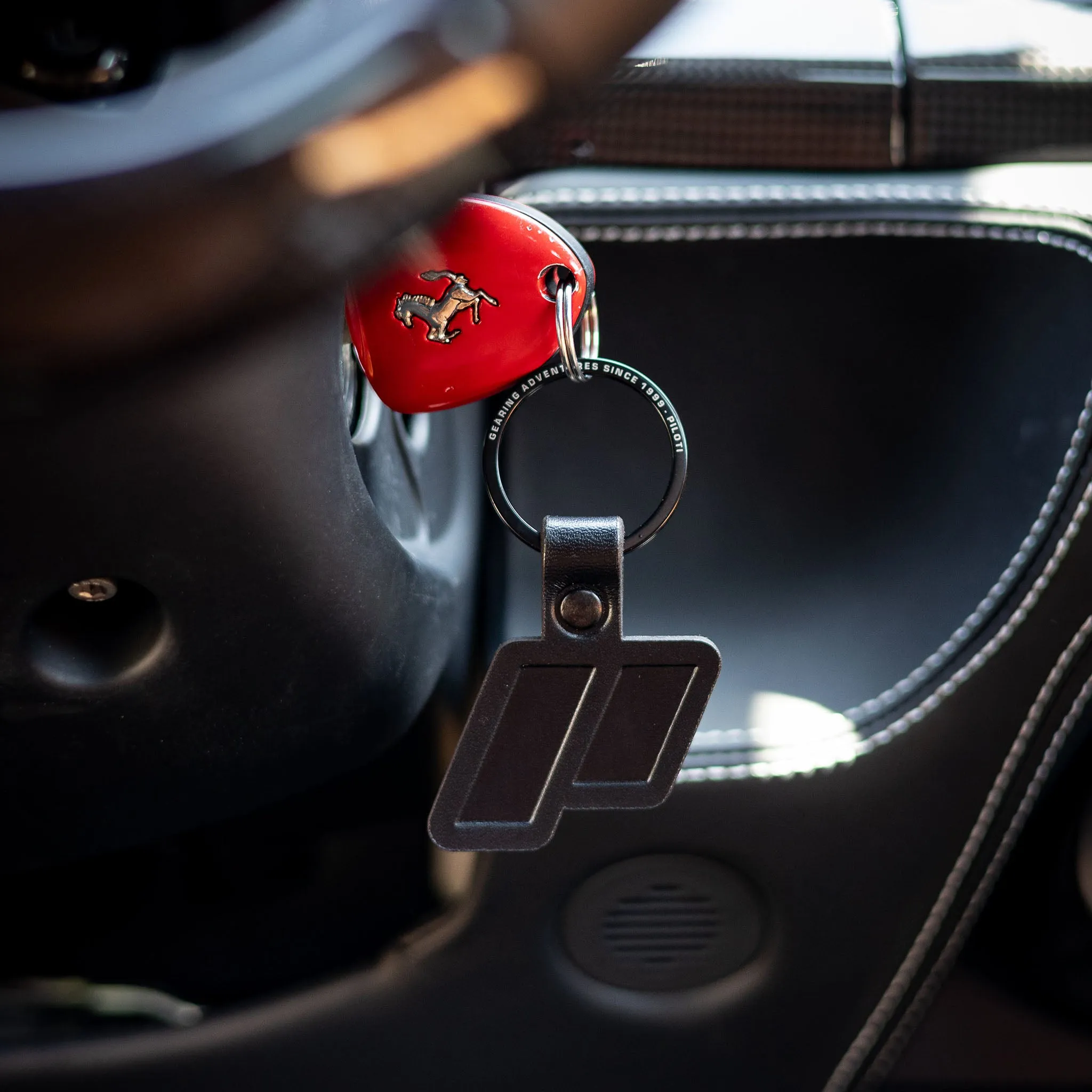 Icon Key Ring - Black