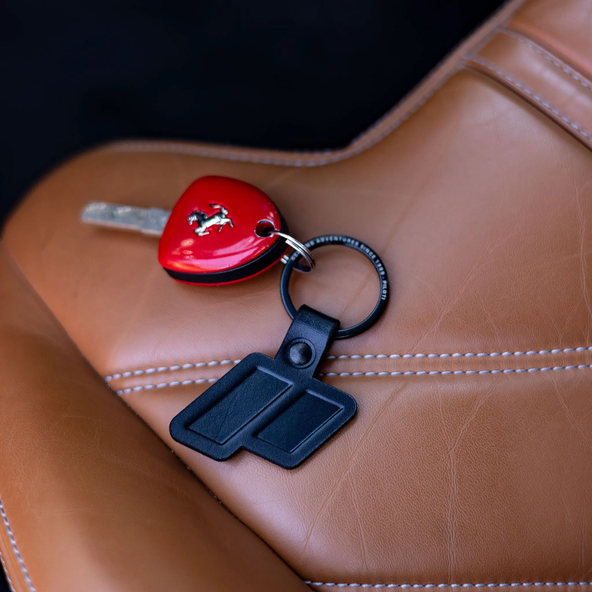 Icon Key Ring - Black