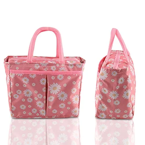 Insulated Leakproof Reusable Lunch Tote Bag for School, Work or Travel  (4 colors)
