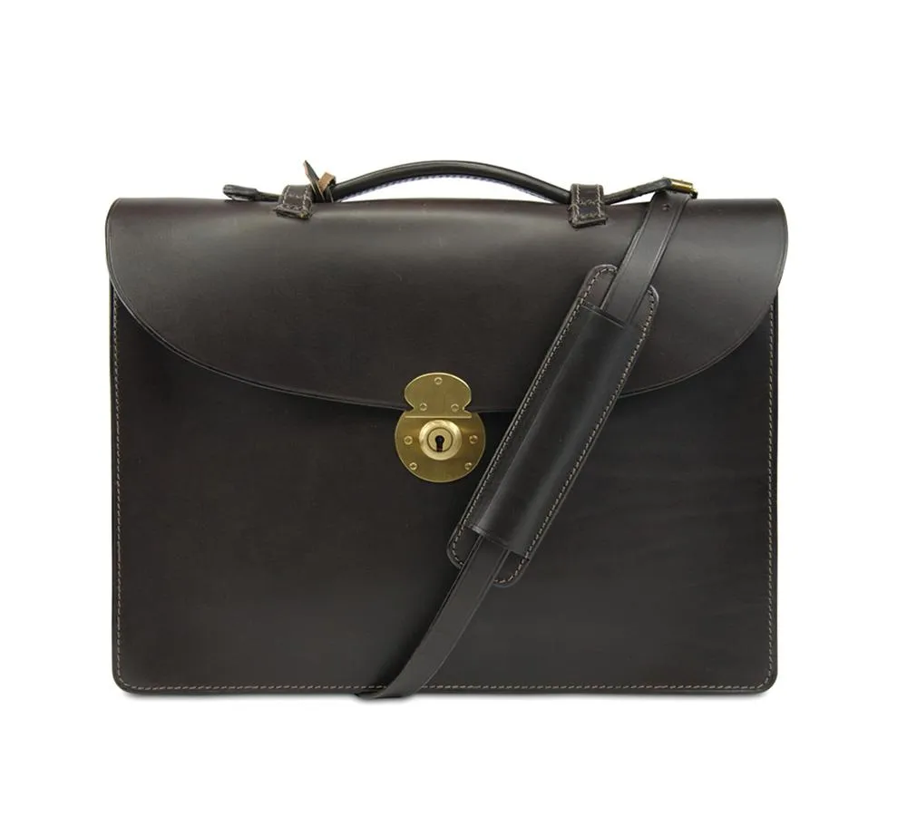 J-style Single Pocket Briefcase